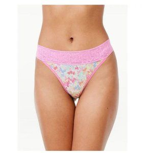 Joyspun Womens Lace and Modal Thong Panties 3-Pack Size 3XL 22
